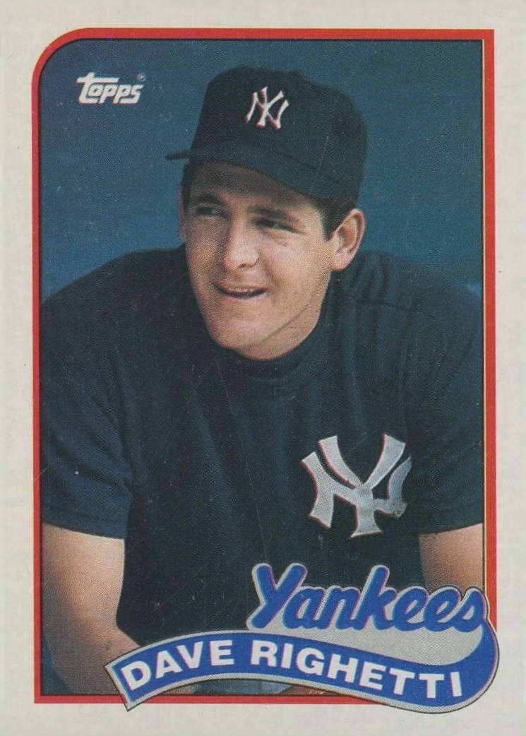 1989 Topps Dave Righetti #335 Baseball Card