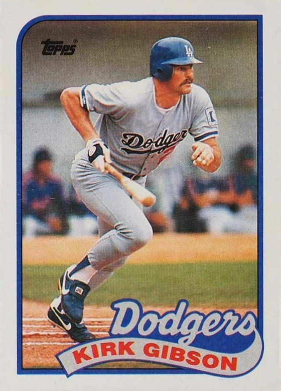 1989 Topps Kirk Gibson #340 Baseball Card