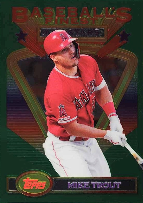 2020 Finest Flashbacks Mike Trout #116 Baseball Card