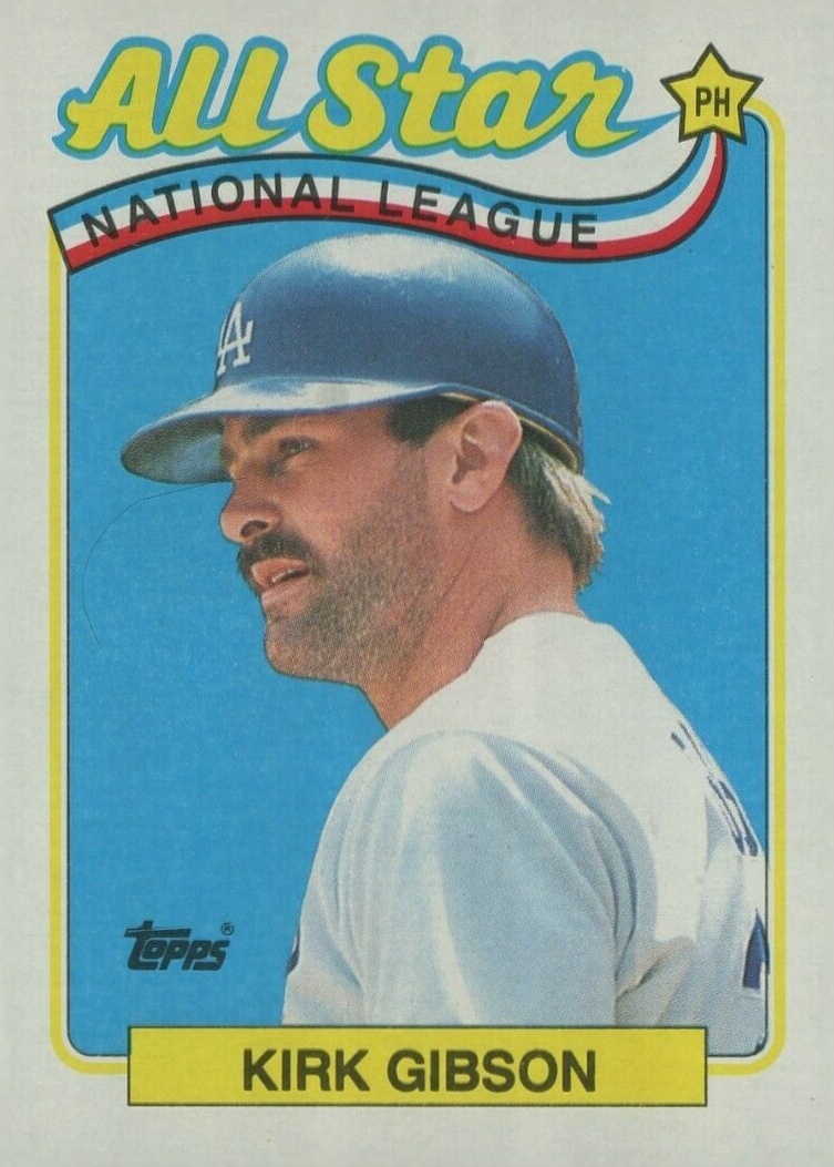 1989 Topps Kirk Gibson #396 Baseball Card