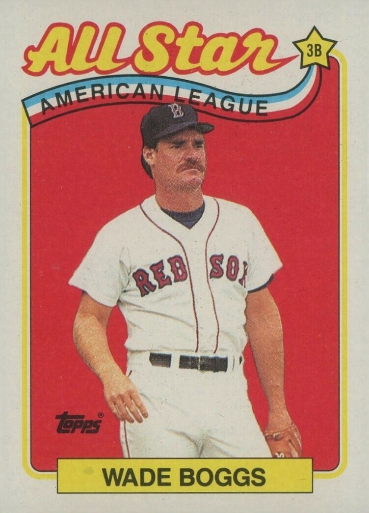 1989 Topps Wade Boggs #399 Baseball Card