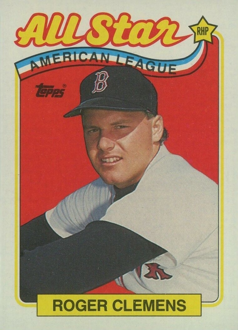 1989 Topps Roger Clemens #405 Baseball Card