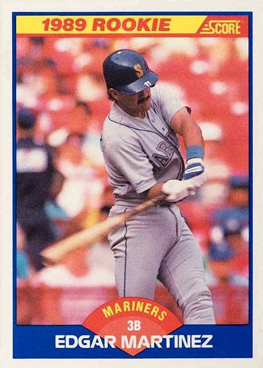 1989 Score Edgar Martinez #637 Baseball Card