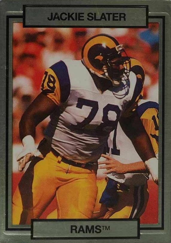 1990 Action Packed Jackie Slater #139 Football Card