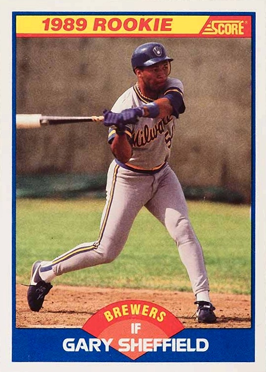 1989 Score Gary Sheffield #625 Baseball Card