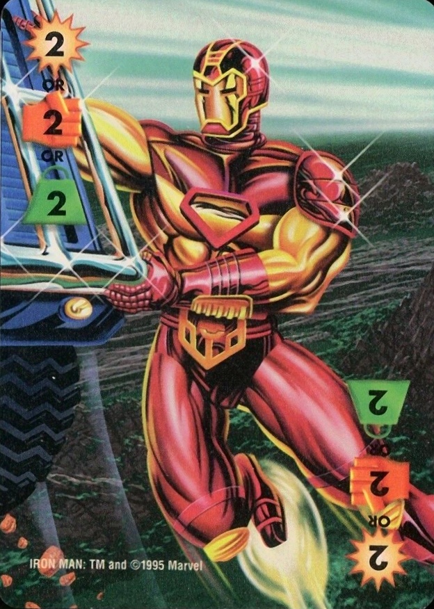 1995 Marvel Overpower Iron Man # Non-Sports Card
