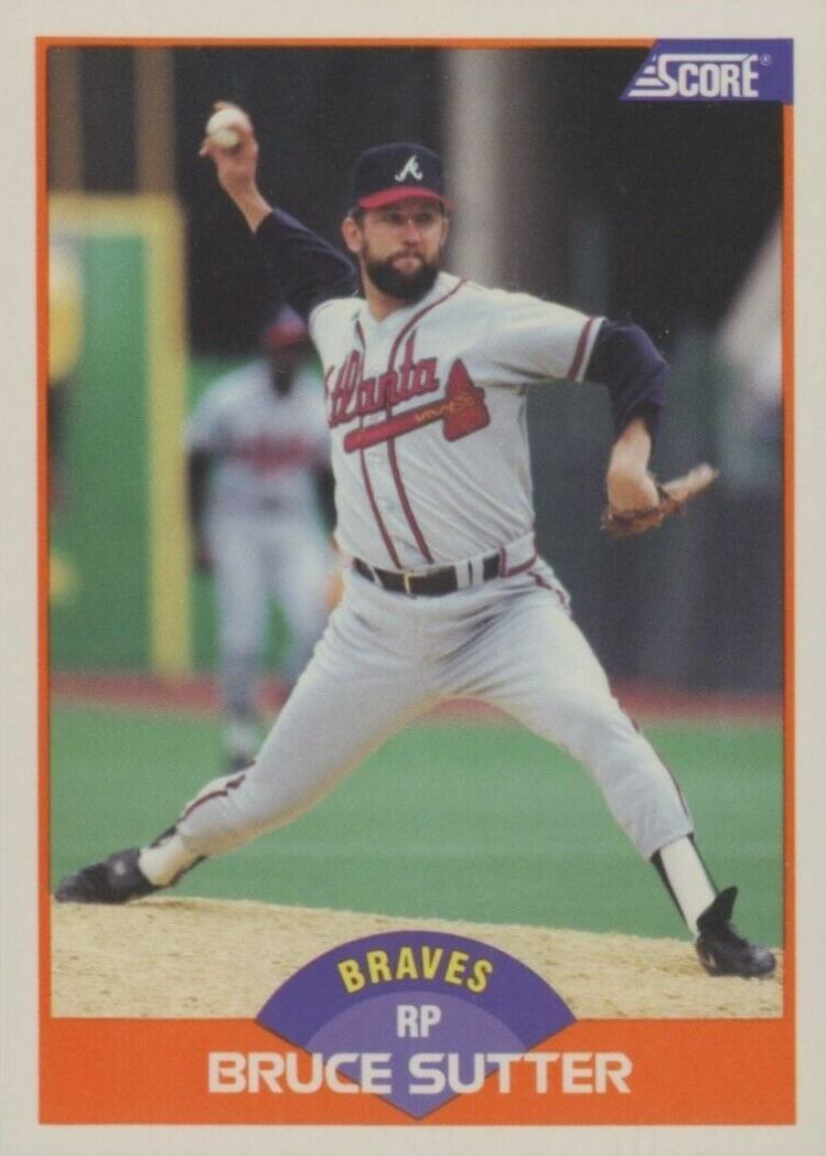 1989 Score Bruce Sutter #425 Baseball Card