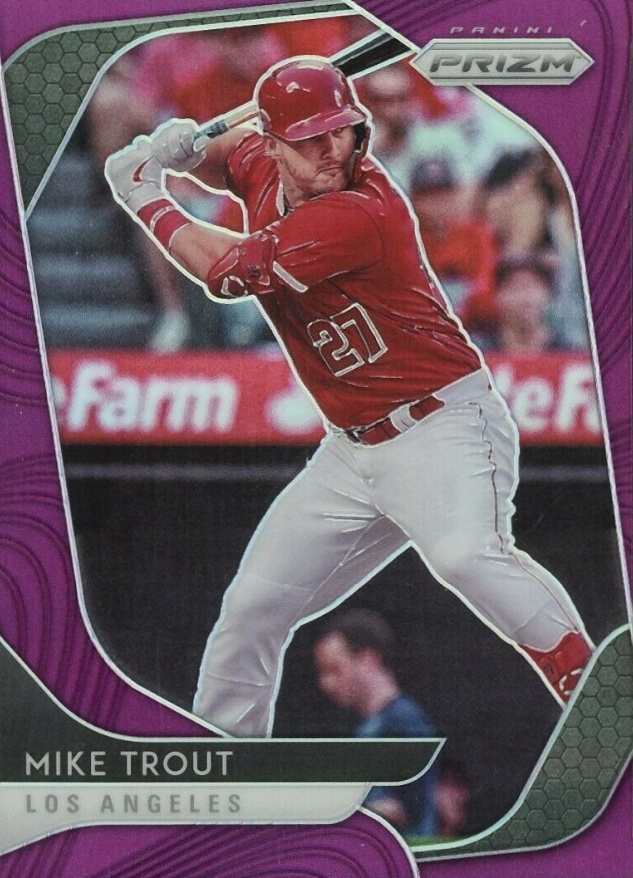 2020 Panini Prizm Mike Trout #196 Baseball Card