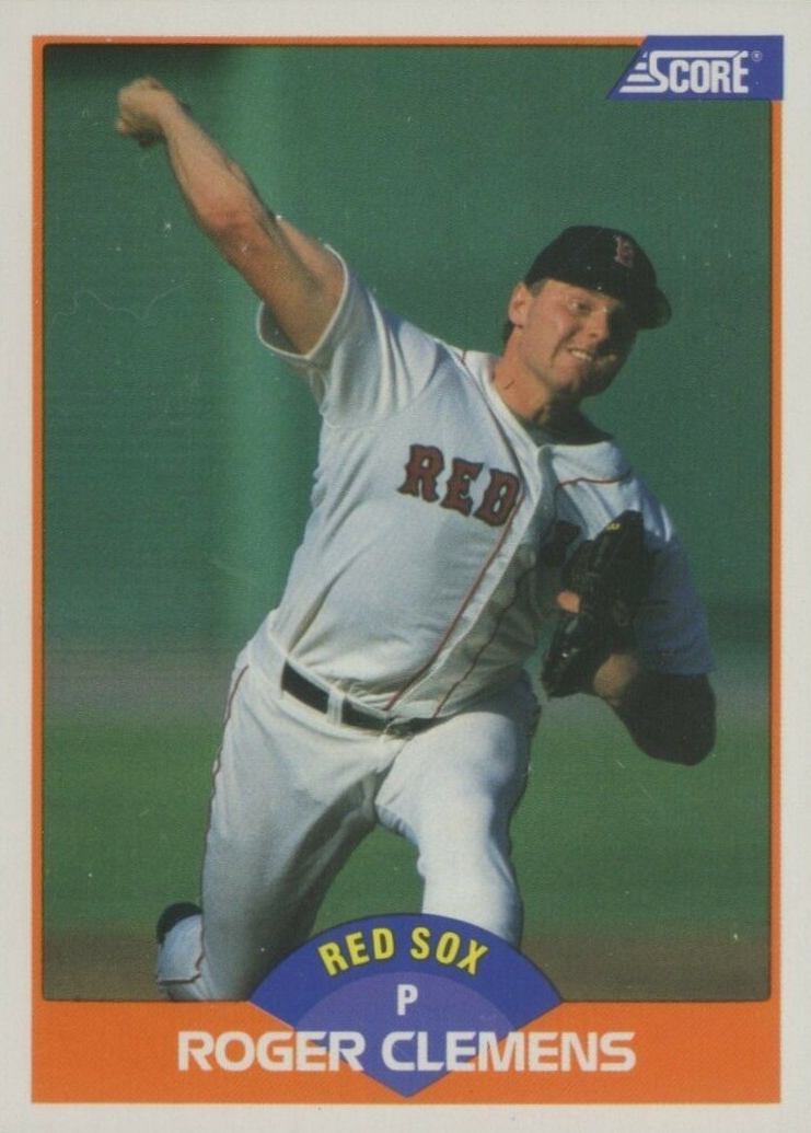 1989 Score Roger Clemens #350 Baseball Card
