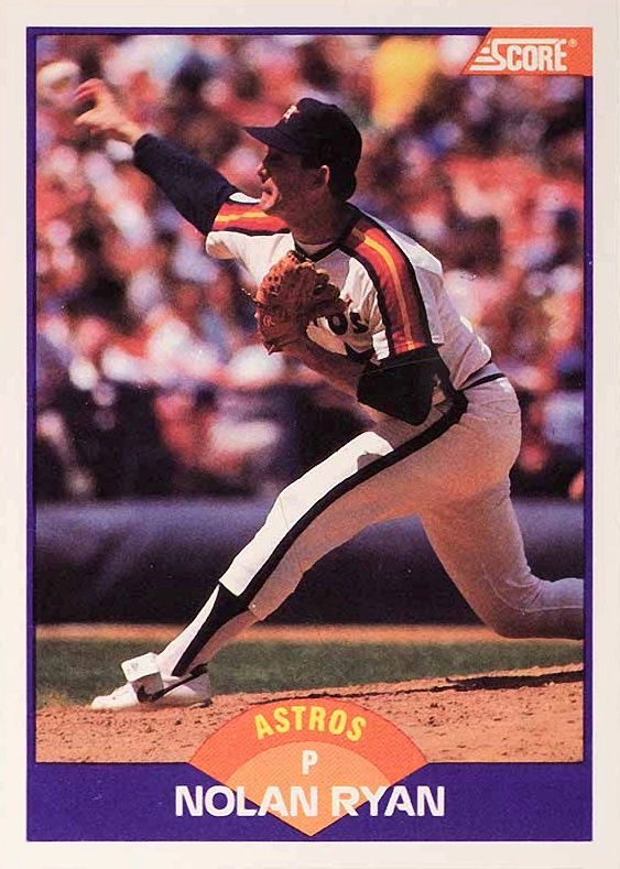 1989 Score Nolan Ryan #300 Baseball Card