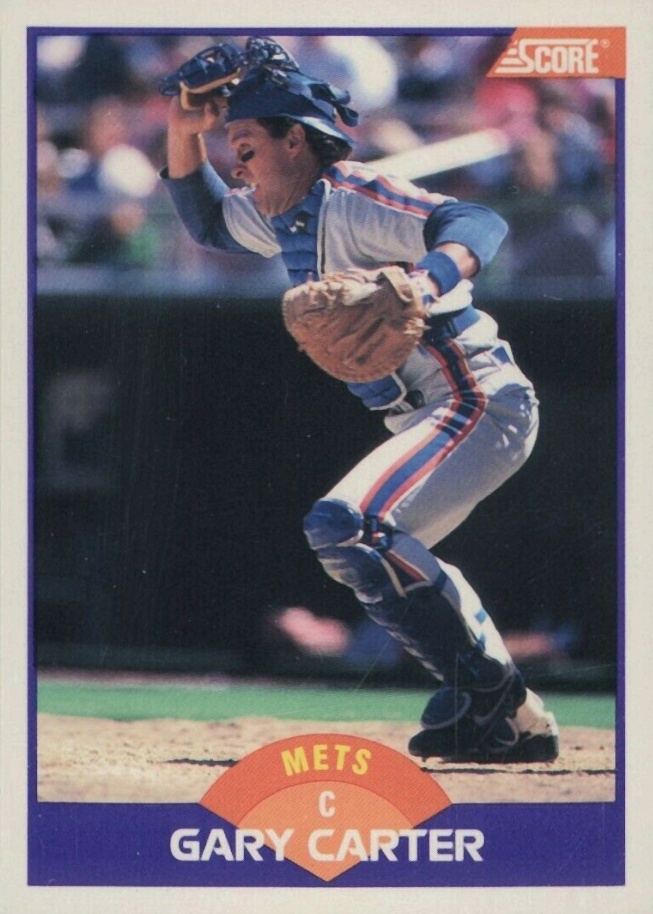 1989 Score Gary Carter #240 Baseball Card