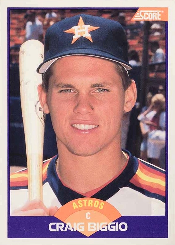 1989 Score Craig Biggio #237 Baseball Card