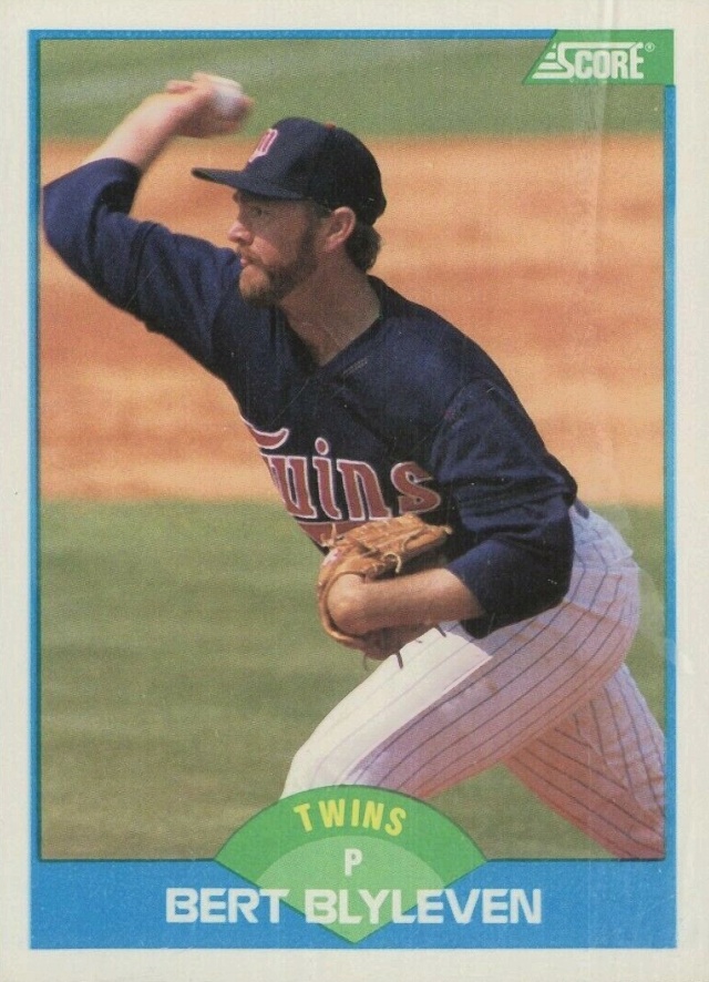 1989 Score Bert Blyleven #215 Baseball Card