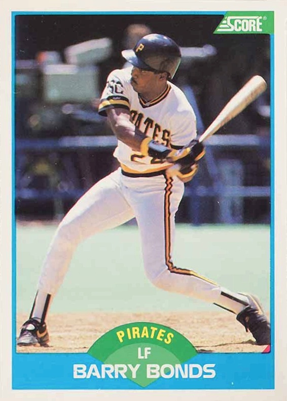 1989 Score Barry Bonds #127 Baseball Card