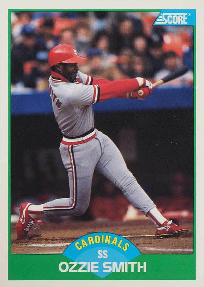 1989 Score Ozzie Smith #80 Baseball Card
