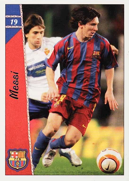2007 Mundi Cromo Las Fichas de La Liga Lionel Messi #19 Soccer Card