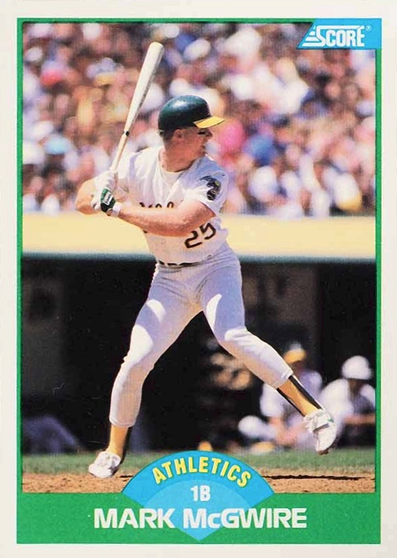 1989 Score Mark McGwire #3 Baseball Card