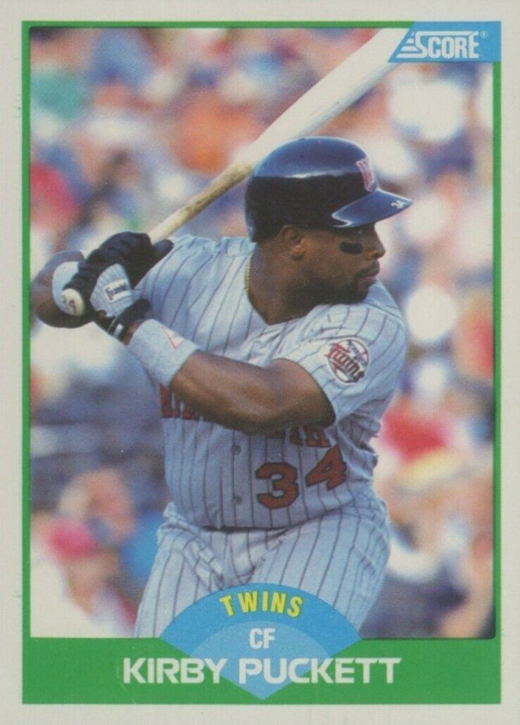 1989 Score Kirby Puckett #20 Baseball Card