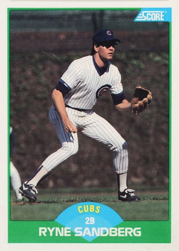 1989 Score Ryne Sandberg #35 Baseball Card