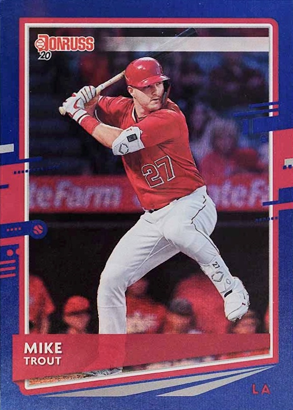 2020 Panini Donruss Mike Trout #129 Baseball Card