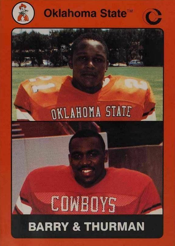 1991 Collegiate Collection Oklahoma State Barry Sanders/Thurman Thomas #78 Football Card