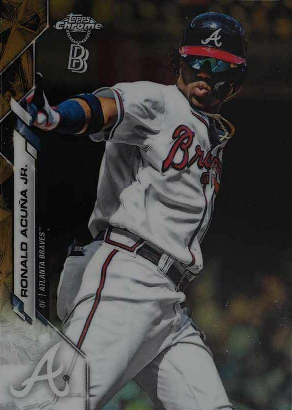 2020 Ben Baller Chrome Ronald Acuna Jr. #112 Baseball Card