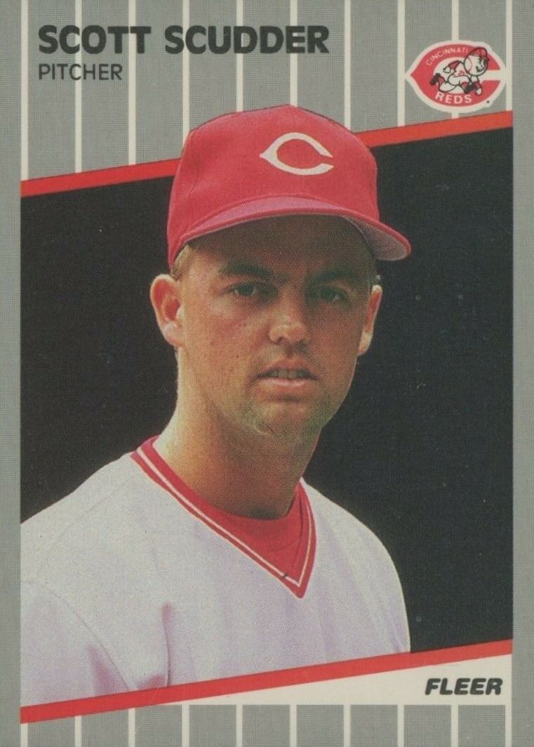 1989 Fleer Update Scott Scudder #U-87 Baseball Card
