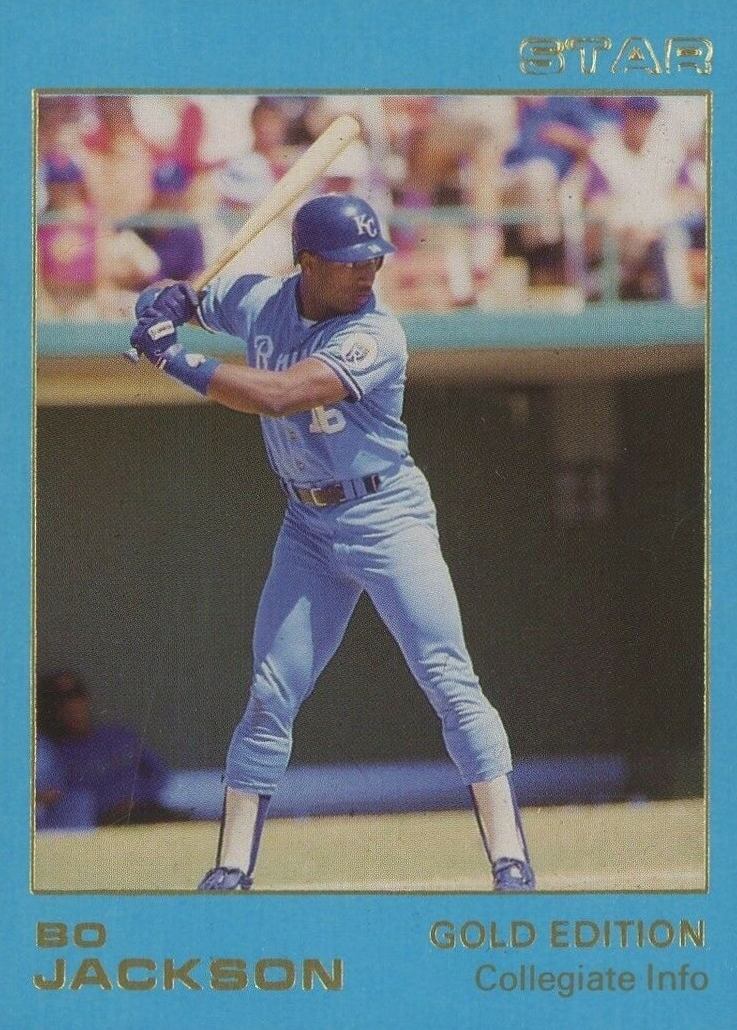 1988 Star Gold Edition Bo Jackson #83 Baseball Card