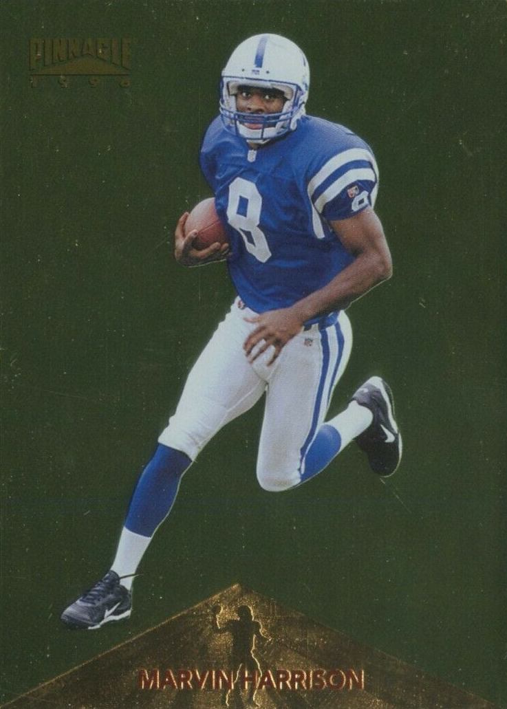 1996 Pinnacle  Marvin Harrison #166 Football Card