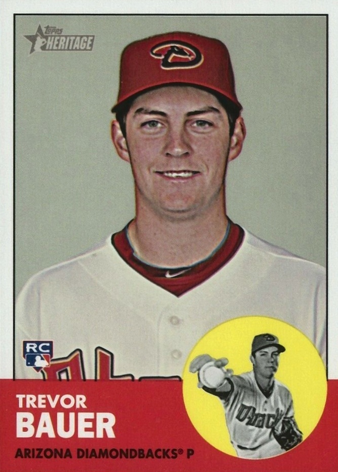 2012 Topps Heritage  Trevor Bauer #H657 Baseball Card