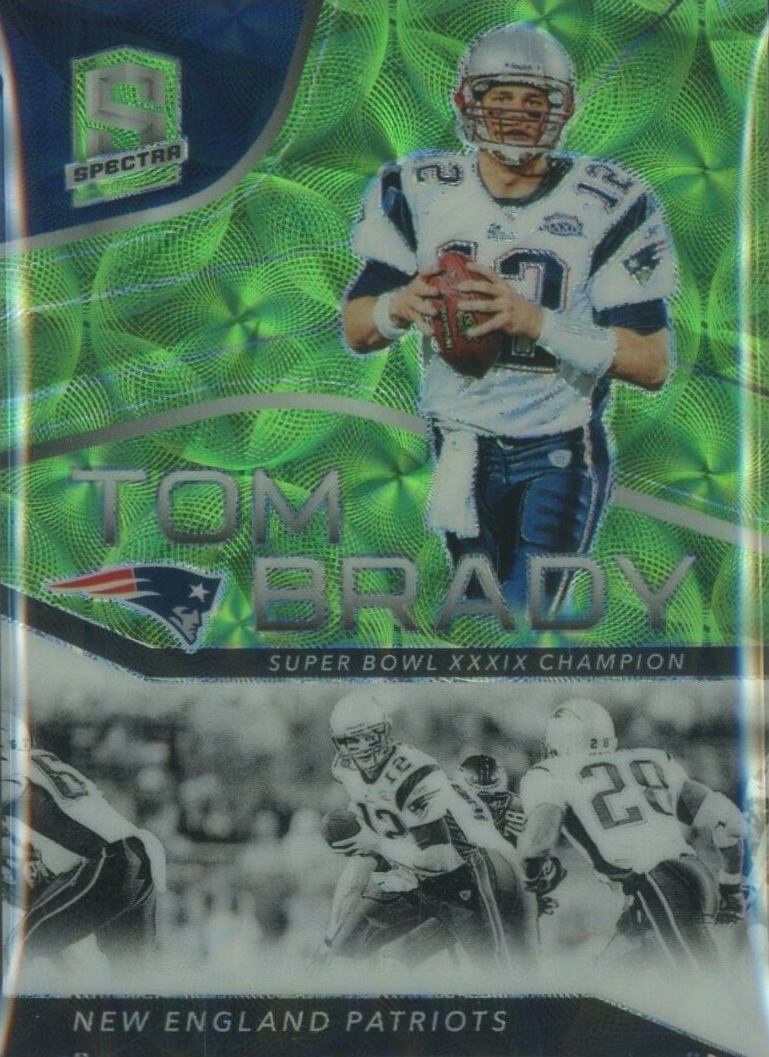 2019 Panini Spectra Tom Brady Tribute Tom Brady #TB3 Football Card