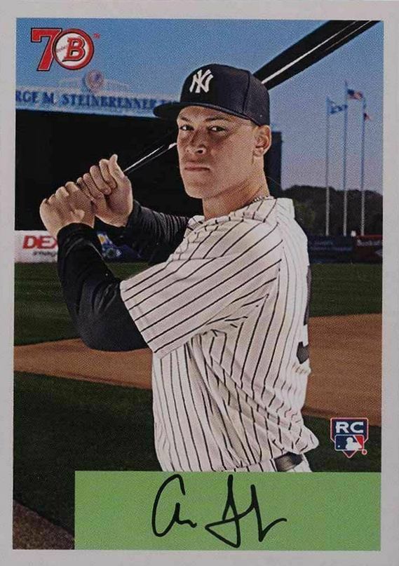 2017 Topps Throwback Thursday  Aaron Judge #78 Baseball Card