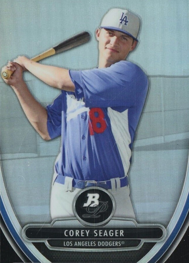 2013 Bowman Platinum Chrome Prospects Corey Seager #41 Baseball Card