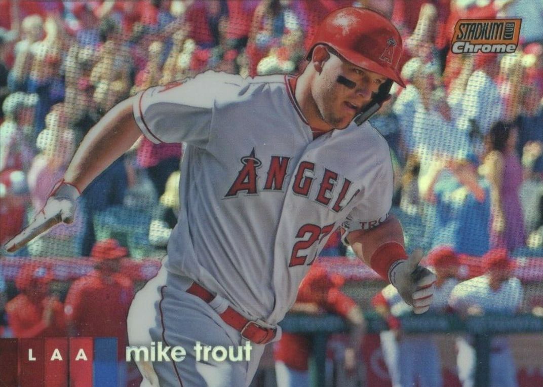 2020 Stadium Club Chrome Mike Trout #1 Baseball Card