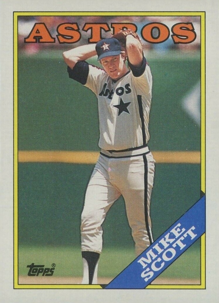1988 Topps Mike Scott #760 Baseball Card