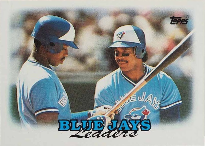 1988 Topps Blue Jays Leaders #729 Baseball Card
