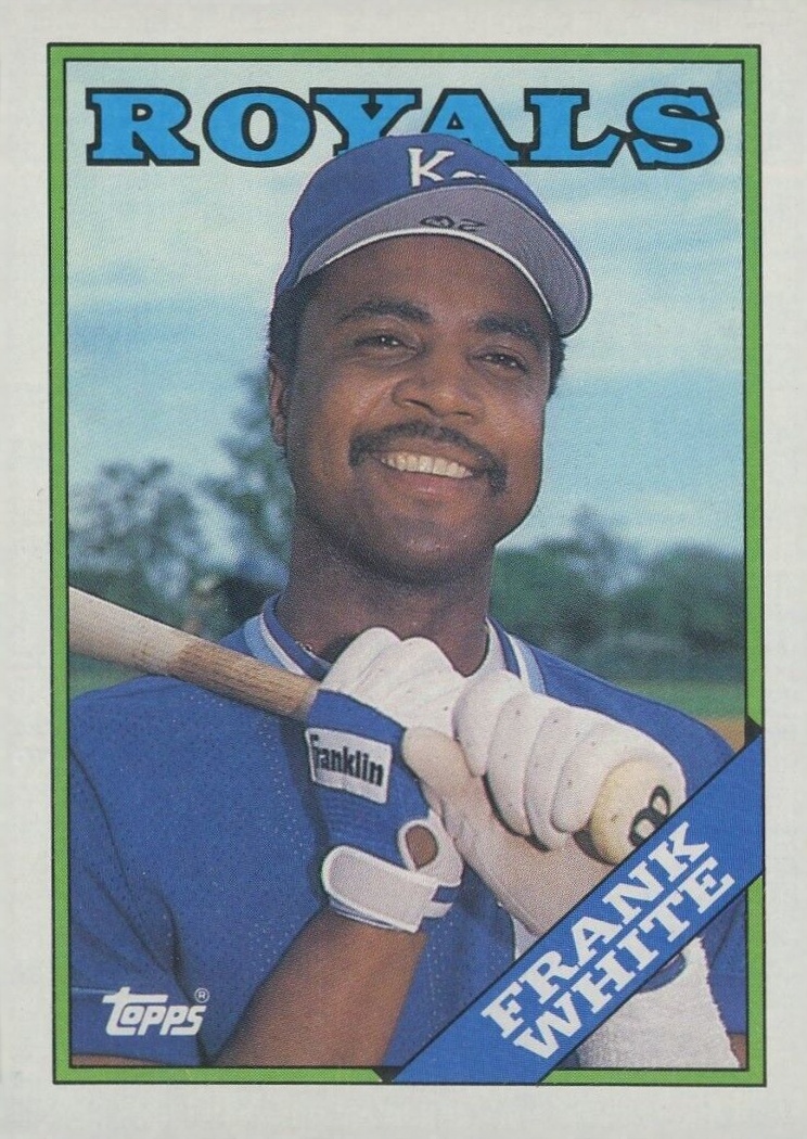 1988 Topps Frank White #595 Baseball Card