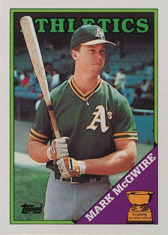 1988 Topps Mark McGwire #580 Baseball Card