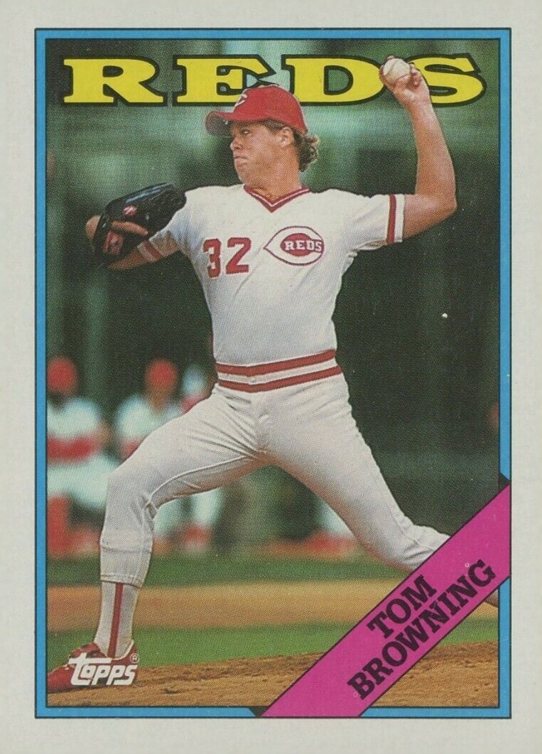 1988 Topps Tom Browning #577 Baseball Card