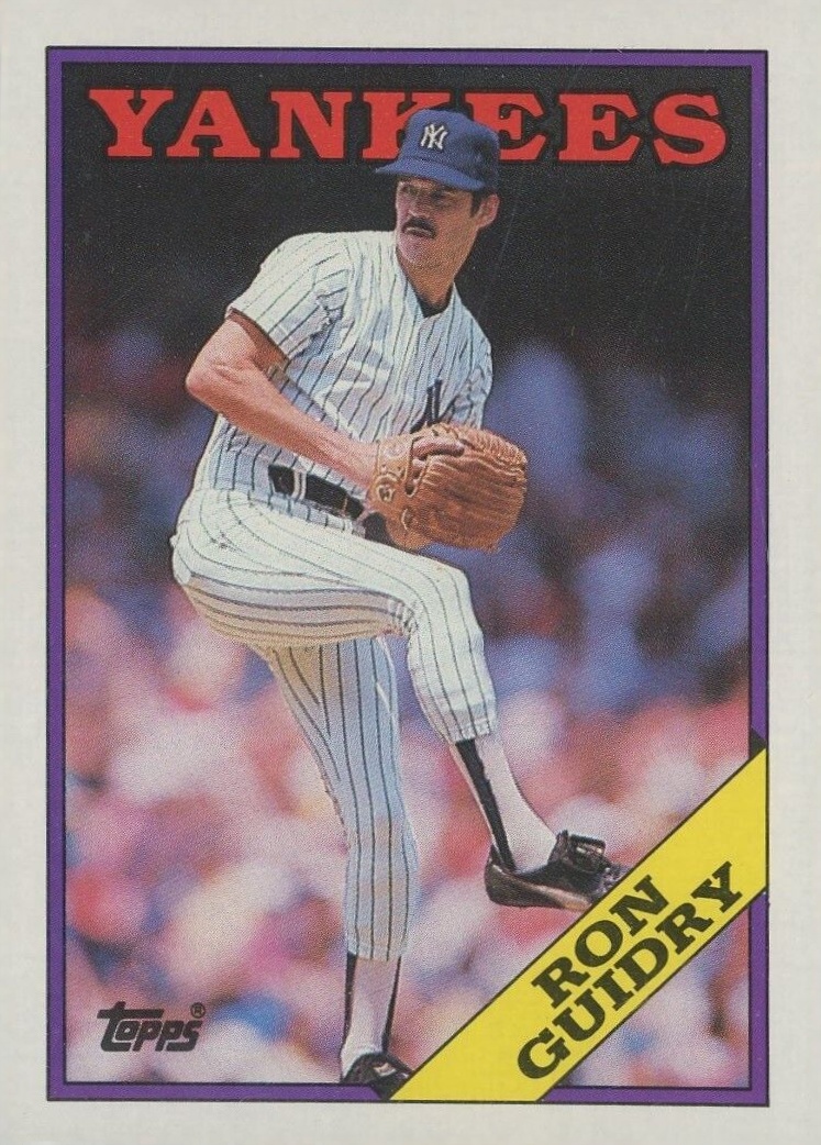 1988 Topps Ron Guidry #535 Baseball Card