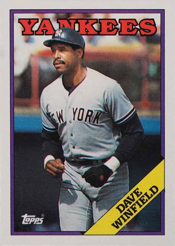1988 Topps Dave Winfield #510 Baseball Card