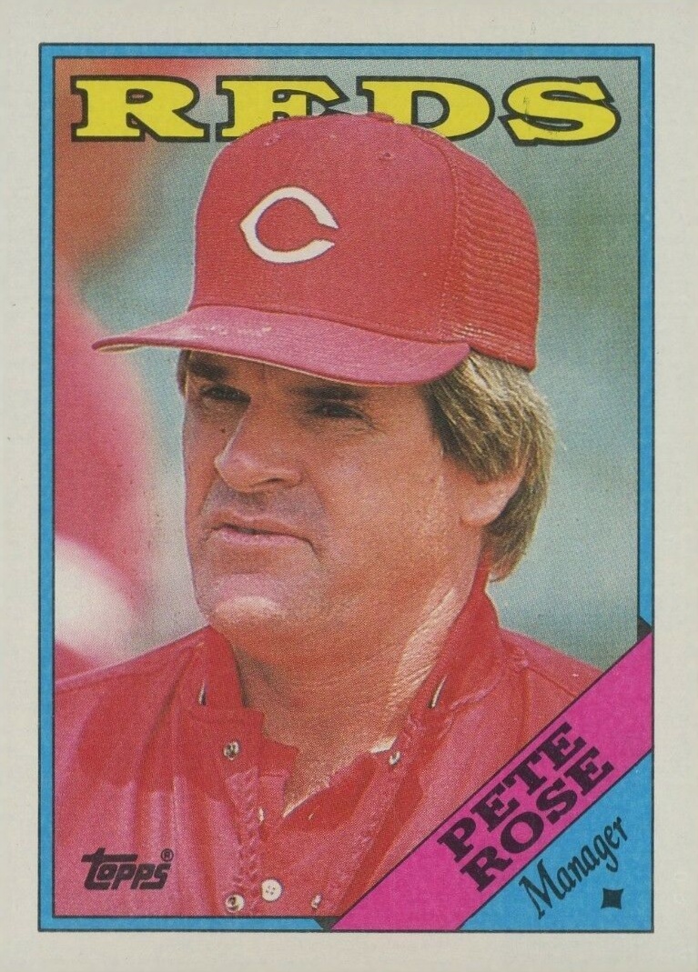 1988 Topps Pete Rose #475 Baseball Card