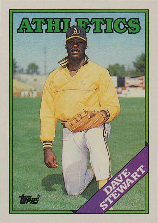 1988 Topps Dave Stewart #476 Baseball Card