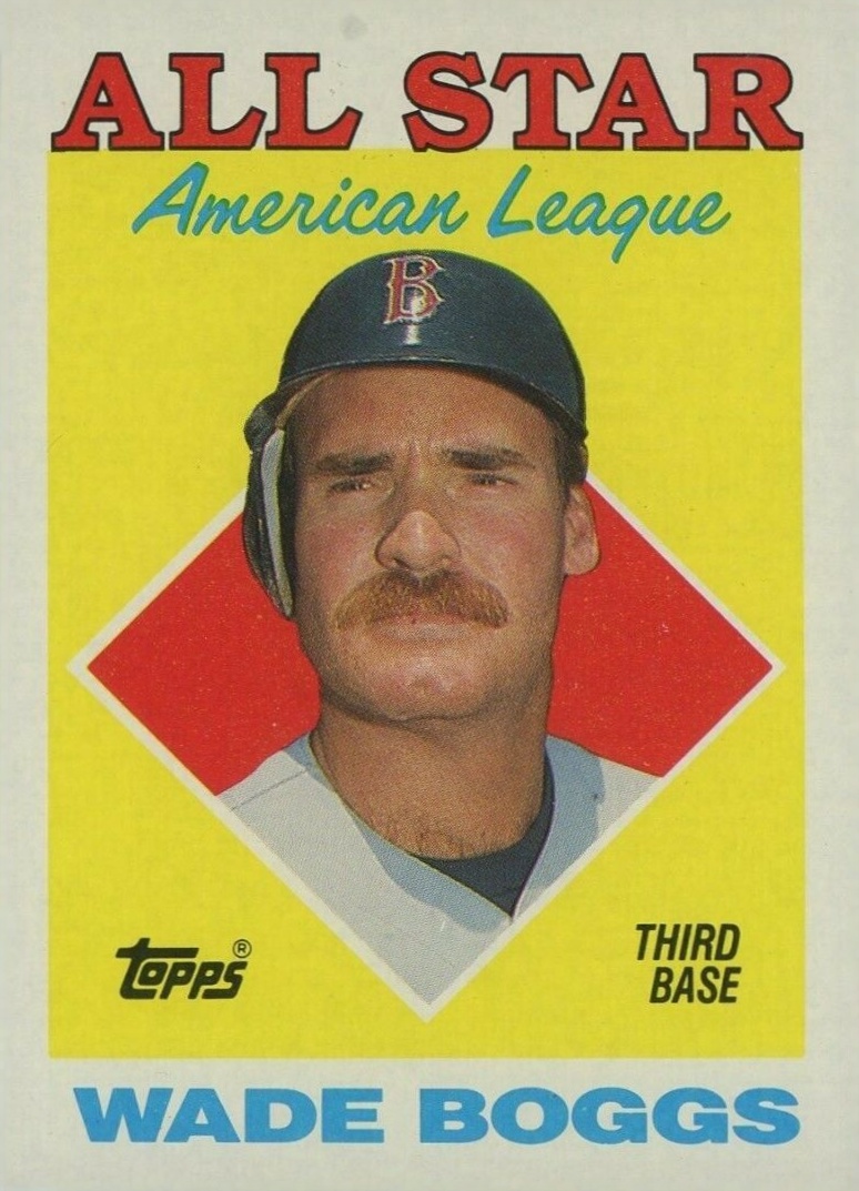 1988 Topps Wade Boggs #388 Baseball Card
