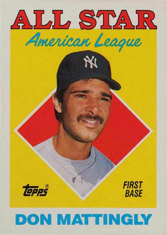 1988 Topps Don Mattingly #386 Baseball Card