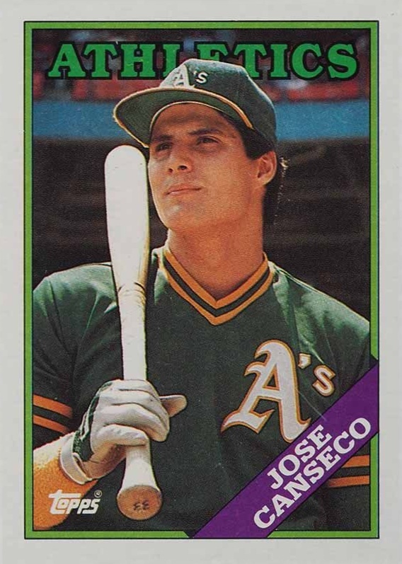 1988 Topps Jose Canseco #370 Baseball Card
