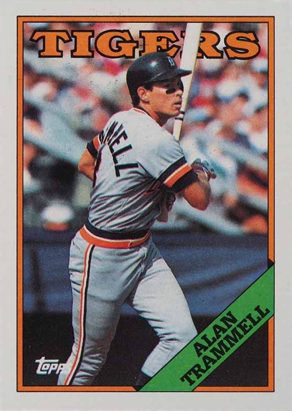 1988 Topps Alan Trammell #320 Baseball Card
