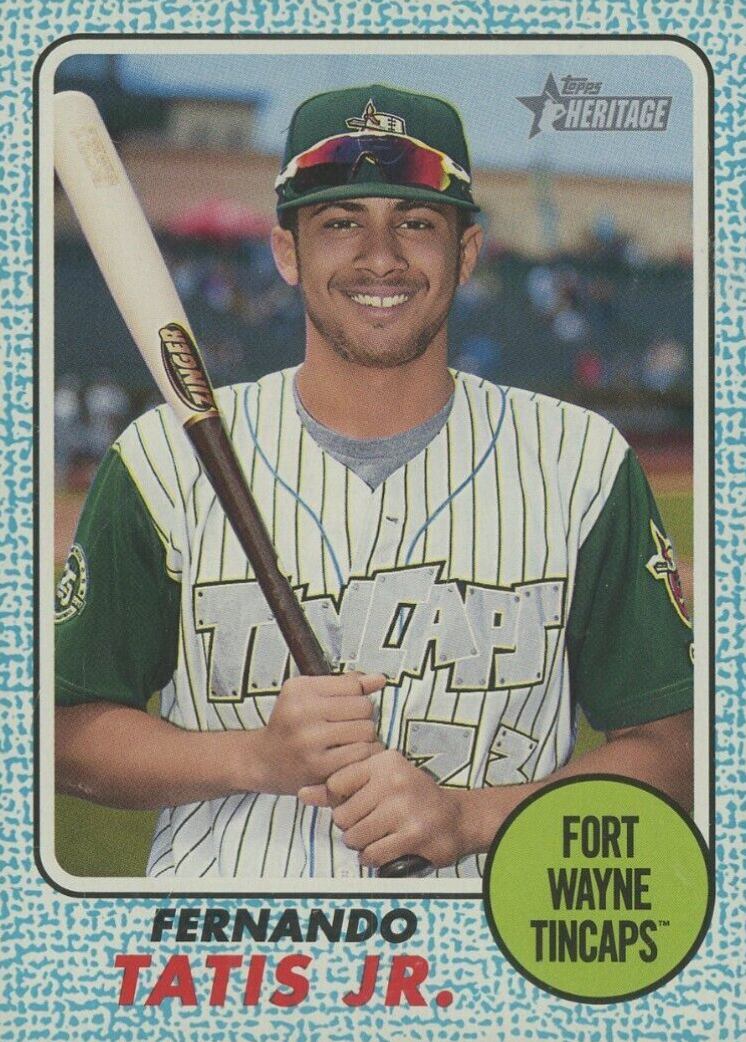 2017 Topps Heritage Minor League Fernando Tatis Jr. #99 Baseball Card