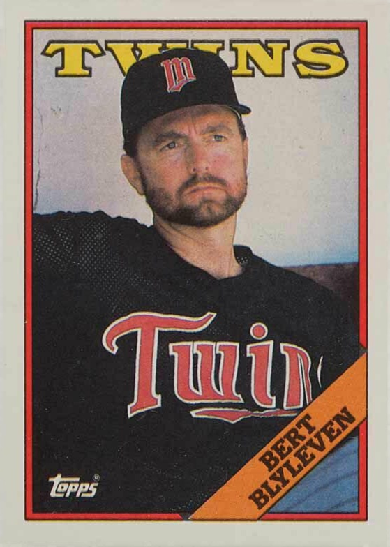 1988 Topps Bert Blyleven #295 Baseball Card