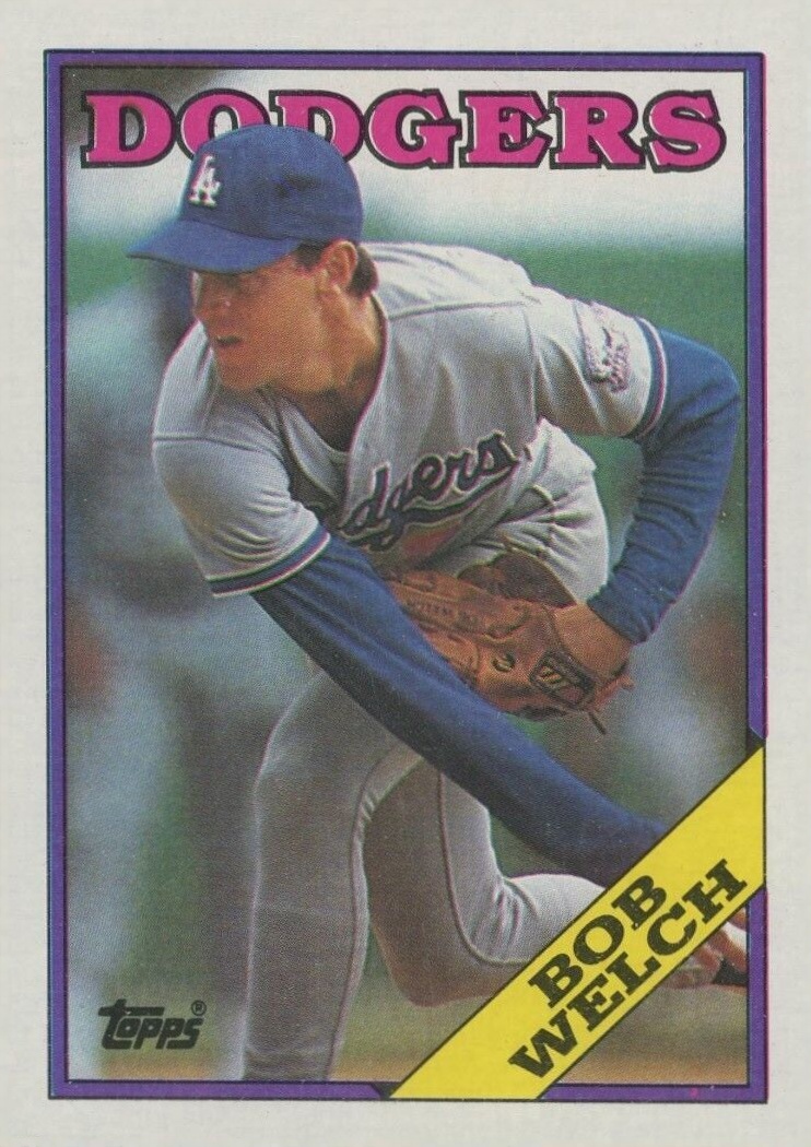 1988 Topps Bob Welch #118 Baseball Card